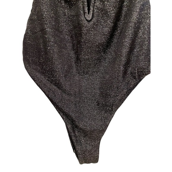 NWOT DIXXON WOMEN'S SUPREME ONE PIECE SWIMSUIT - SILVER SPARKLE, size XS - Picture 8 of 13